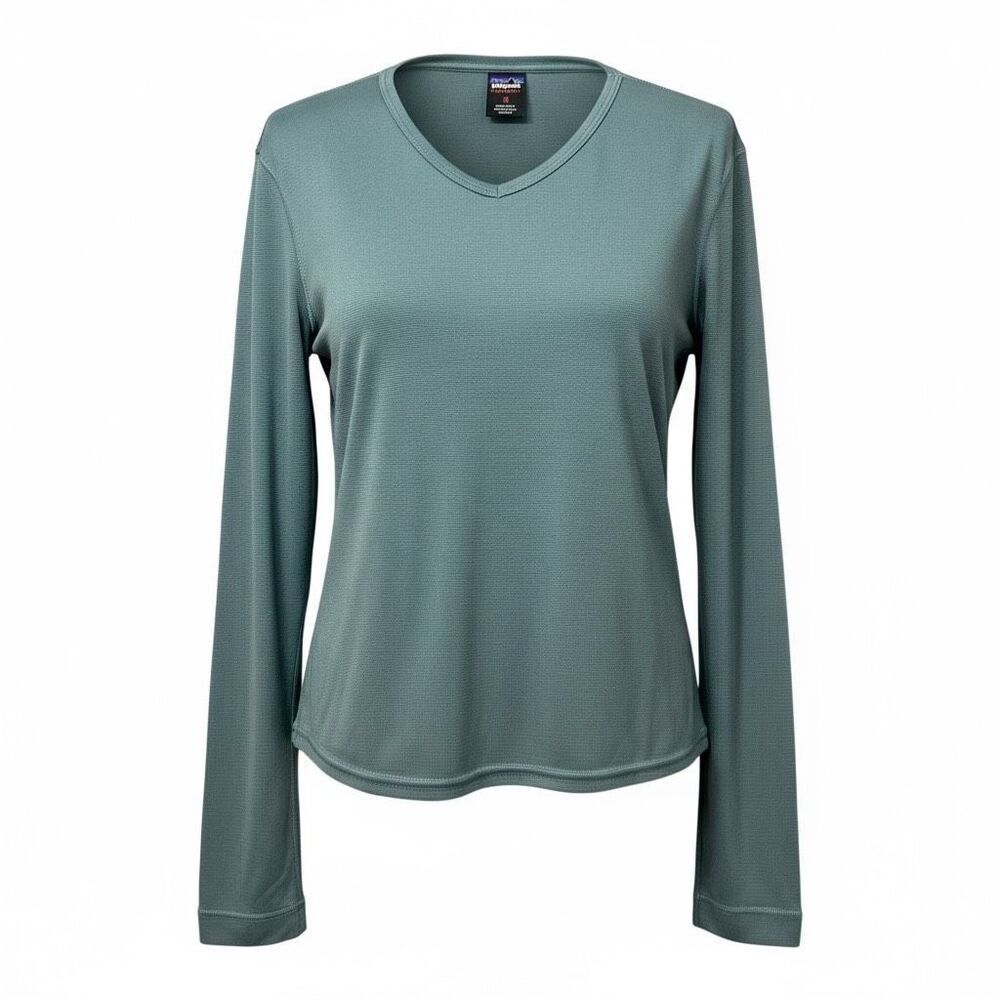 Patagonia Sea Moss Base Layer Long Sleeve Women's Shirt Medium